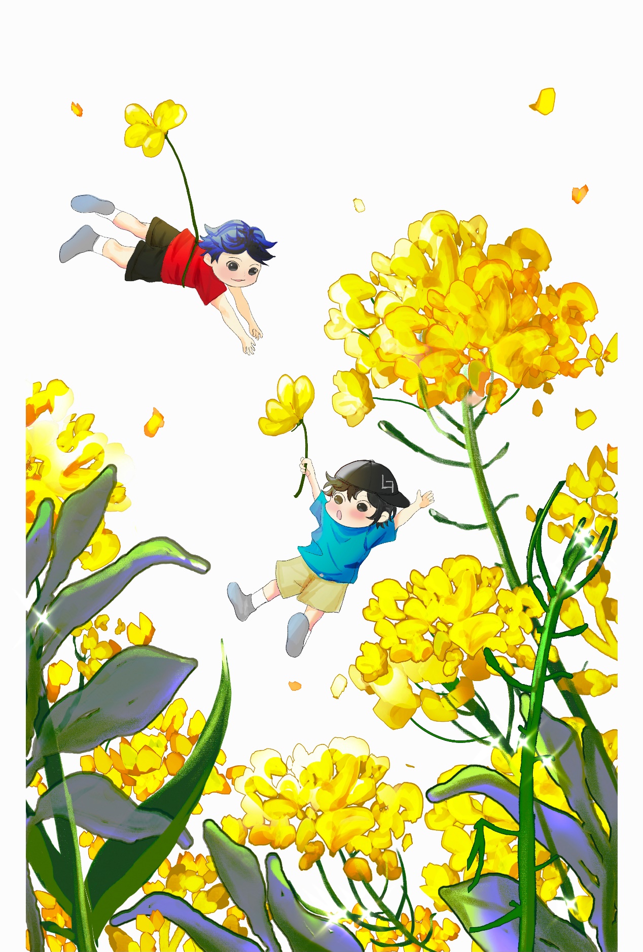 许多不同颜色的花描述已自动生成
