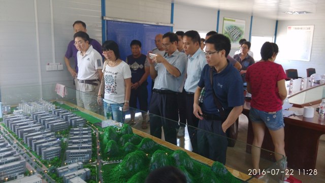 参观广西柳州汽车城江口工业园项目建设基地