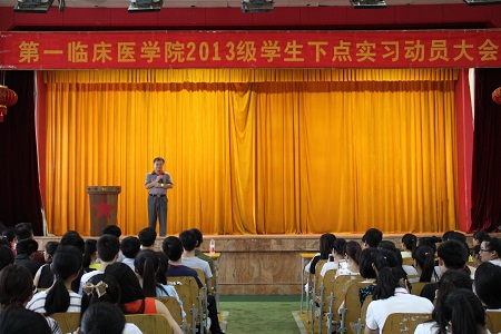 院长兼党委书记谢苇作重要讲话